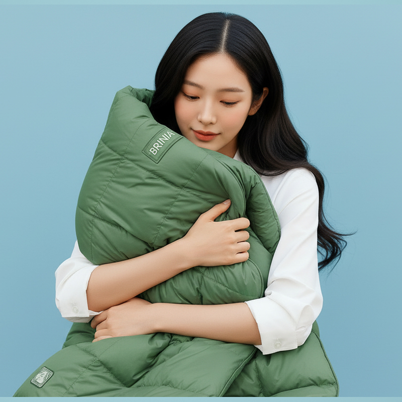 브리니아 거위털 침낭
